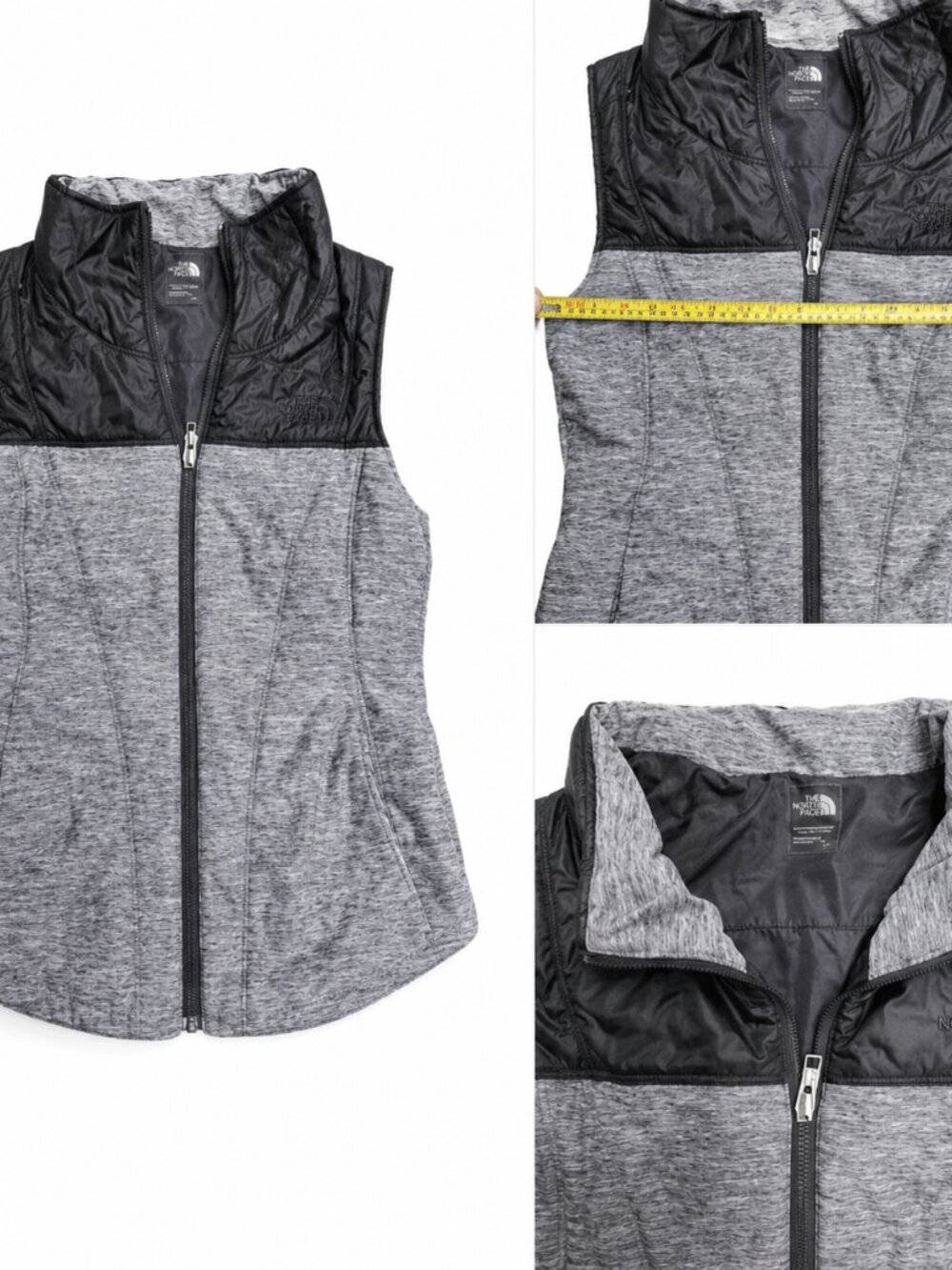 The North Face Women's Pseudio Black/Grey Vest Size S